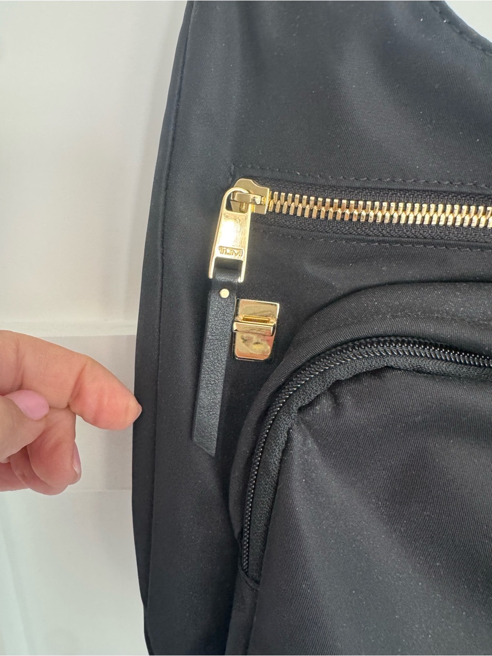 Tumi Black Sutton Crossbody with Gold-Tone Hardware - Picture 5 of 12